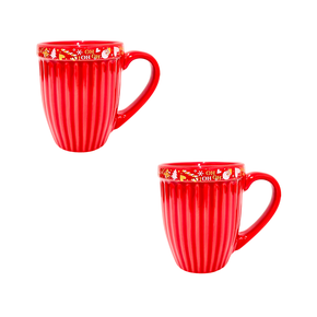 イタリア製CERAMICHE REGINA赤 M STYLE 19×12cm Conjuntos - Cerâmica Regina - Cerâmica Regina